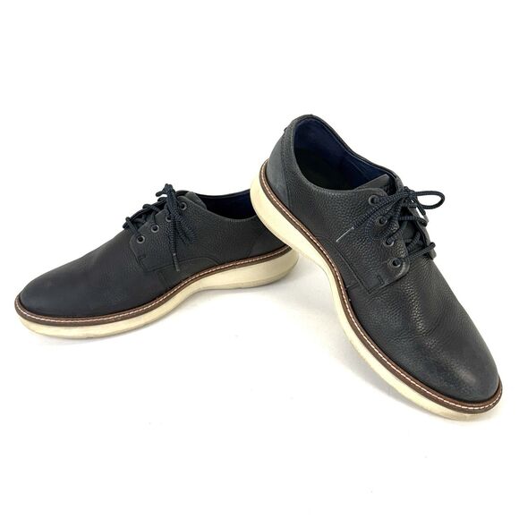 ECCO Men's Aurora Hybrid Tie Derby Oxfords Black Leather EU 46